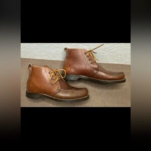 Vintage Gokey Sauvage Men's Hiker Hunting Boots Brown Leather Size 7D USA Made